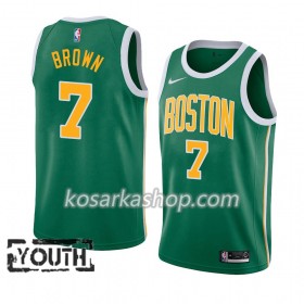 Dres Boston Celtics Jaylen Brown 7 Nike 2018-19 Zelena Swingman - Dječji